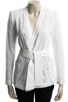 BALMAIN Jacke MAILLE WHITE - Nur in unserem Store in Spremberg erhältlich. 