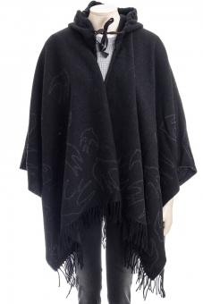 MCQ ALEXANDER MCQUEEN Poncho SWALLOW PONCHO AUF ANFRAGE