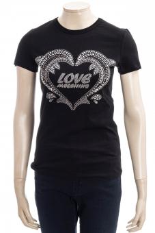 LOVE MOSCHINO T-Shirt LM JRSY DOLPHINE SHAPED TEE Gr. 34 (EU)