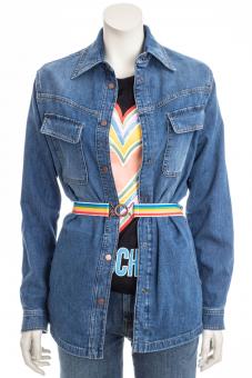 LOVE MOSCHINO Jeansjacke RAINBOW JACKET 