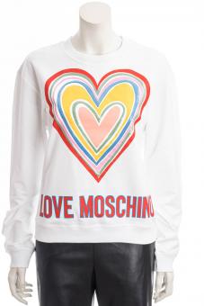 LOVE MOSCHINO Sweatshirt HEART SWEATSHIRT Gr. 34 (EU)