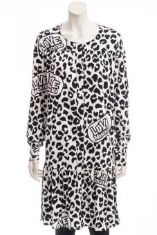 LOVE MOSCHINO Kleid TIGER BLACK-WHITE 