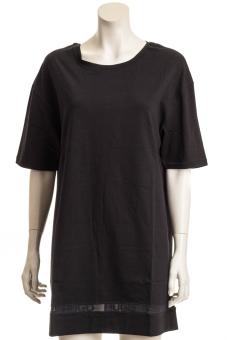 HUGO Kleid MESH LOGO NIGHTY 