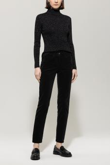 LUISA CERANO Hose SKINNY-VELVET-PANTS 