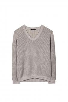LUISA CERANO Pullover STRICK GLANZ 