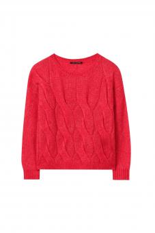 LUISA CERANO Pullover ZOPFMUSTER 