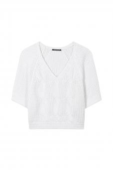 LUISA CERANO Pullover ZOPFMUSTER 