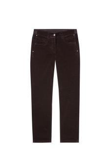 LUISA CERANO Hose SKINNY-VELVET-PANTS 