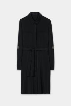 LUISA CERANO Hemdblusenkleid SOFTSHELL 