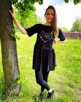 LOVE MOSCHINO Kleid LM JRSY STARFISH HEART DRESS 