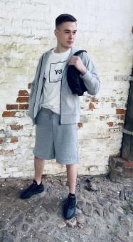 Y-3 YOHJI YAMAMOTO Sweatshorts M CL TRY SHORTS 