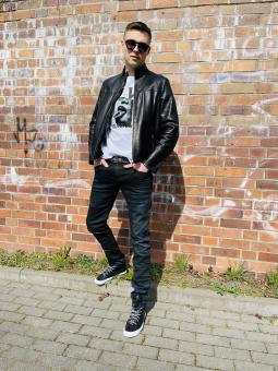 DIESEL BLACK GOLD Lederjacke LAFFYETTE AUF ANFRAGE