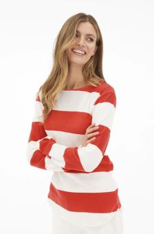 JUVIA Sweatshirt CASHMERE MIX SWEATER STRIPED 