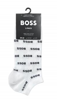 BOSS HBB Sneakersocken im Doppelpack 2P AS ALLOVER 39-42