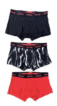 HUGO Boxershorts im Dreierpack TRUNK TRIPLET DESIGN 