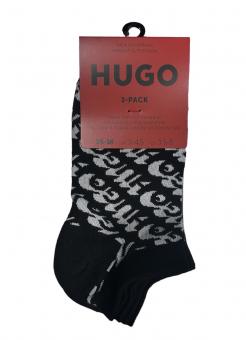 HUGO Socken im Dreierpack 3P AS LOGO ALLOVER AUF ANFRAGE