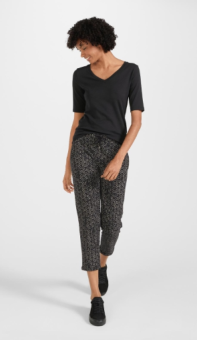 JUVIA Sweathose FLEECE PANTS TURN UP 