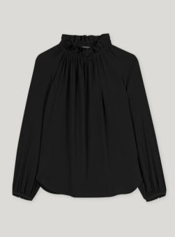 LUISA CERANO Rüschenbluse SEIDEN-MIX 