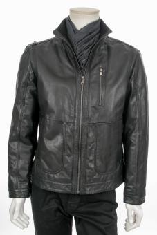 BOSS Lederjacke AICON 