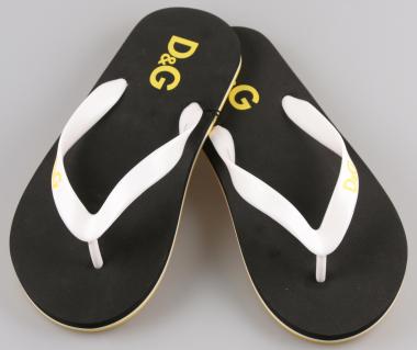 D&G FlipFlop Nero/Bianco 39