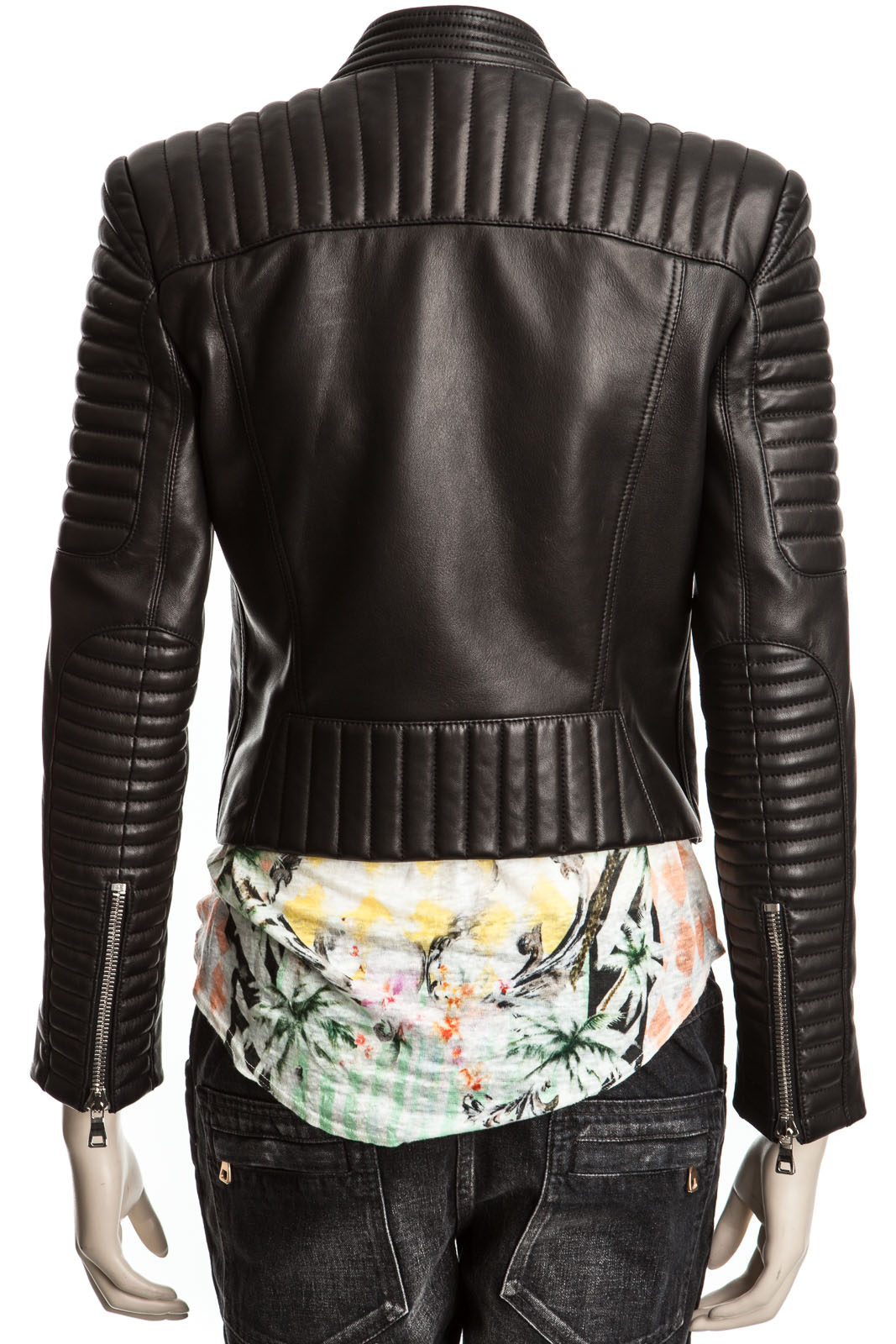 BAUDACH SCHUSTER BALMAIN Lederjacke VESTE Nur unserem Store